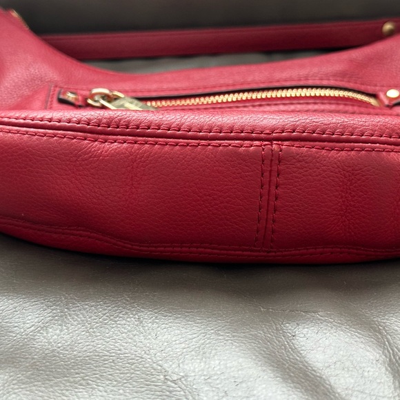 Michael Kors Red Leather Women's Bag - Picture 3 of 6
